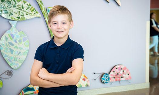 Samu bravely manages seizures and reaches for the stars